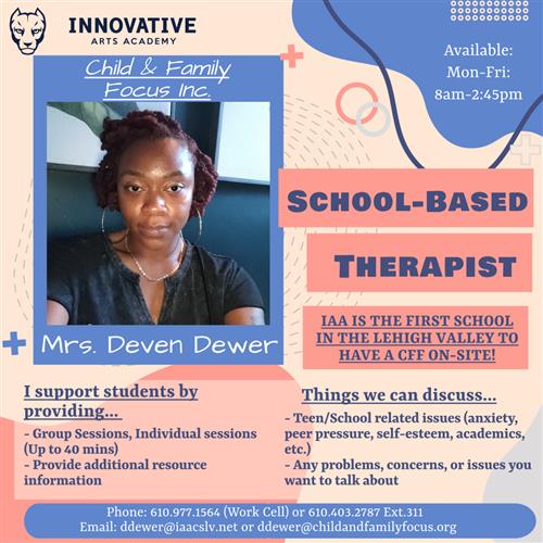 School Therapist Info